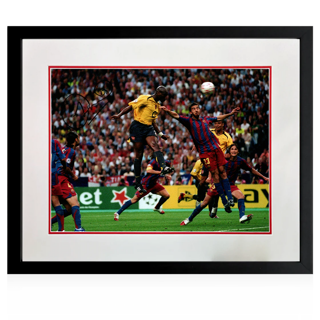 Sol Campbell Signed Arsenal Image Deluxe Mount Frame