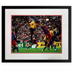 Sol Campbell Signed Arsenal Image Deluxe Mount Frame