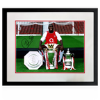 Sol Campbell Signed Arsenal Image Deluxe Mount Frame