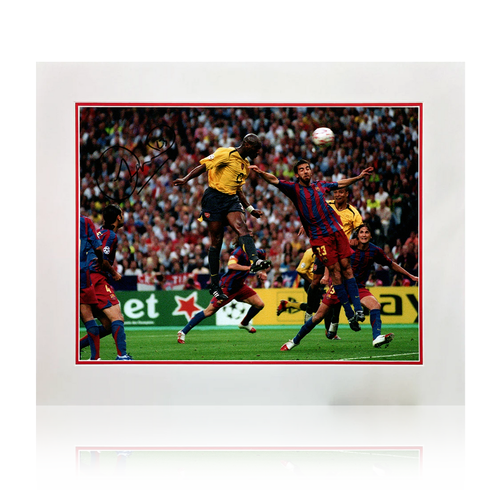 Sol Campbell Signed Arsenal Image Deluxe Mount