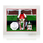 Sol Campbell Signed Arsenal Image Deluxe Mount