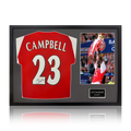 Sol Campbell Signed Arsenal Shirt Classic Frame
