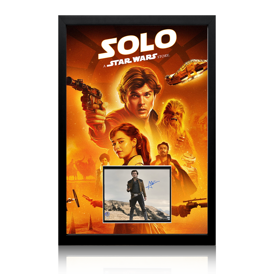 Alden Ehrenreich Signed Solo Star Wars Signed Display (2)
