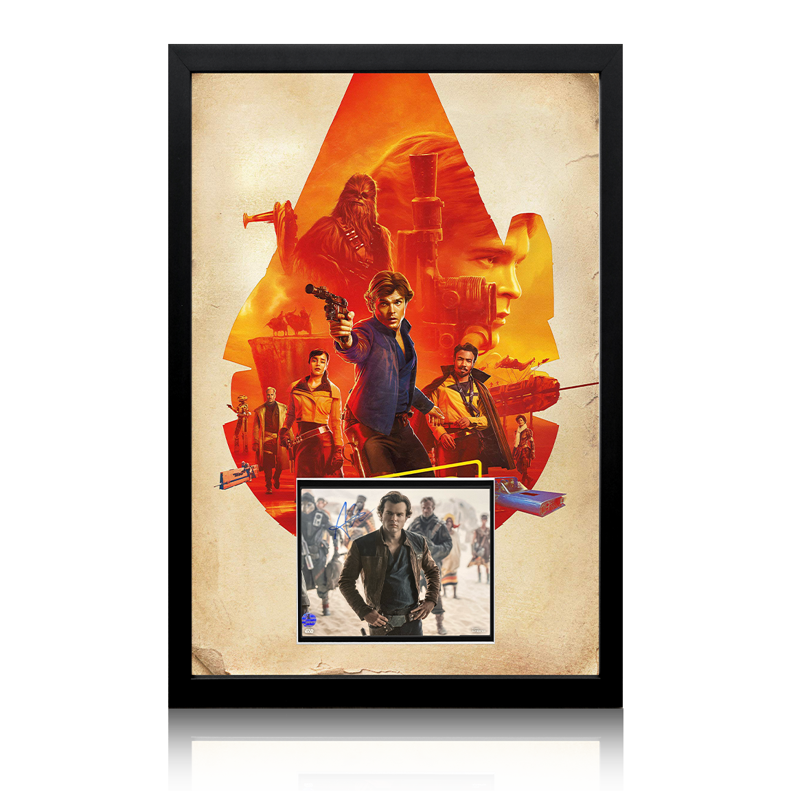 Alden Ehrenreich Signed Solo Star Wars Signed Iconic Frame (3)