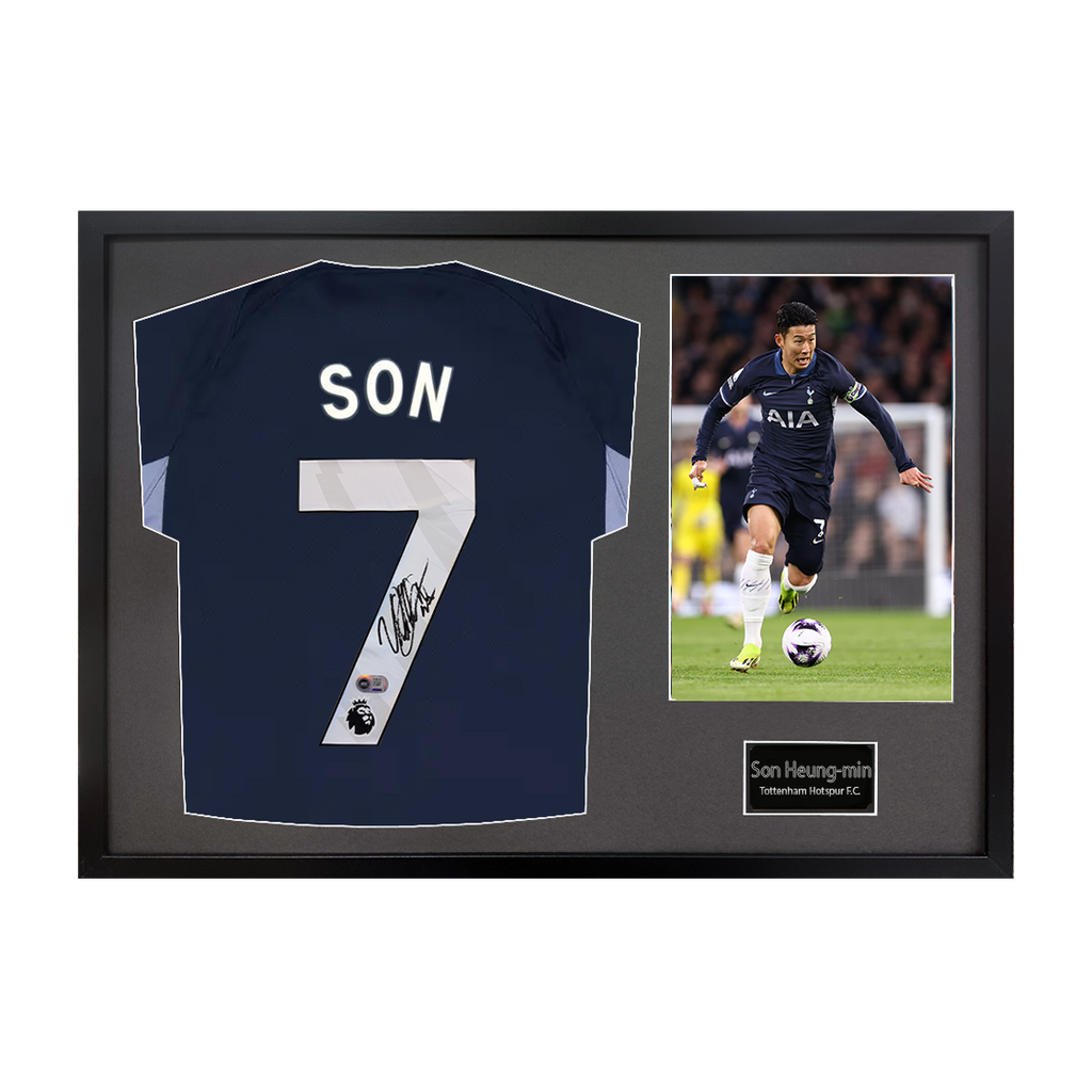 Son Heung-min Signed Tottenham Hotspur Shirt Classic Frame (ACG Cert)