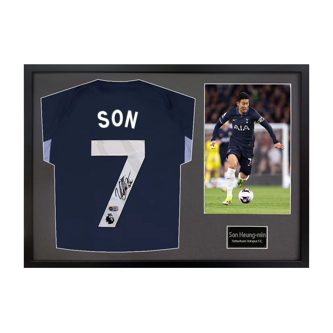 Son Heung-min Signed Tottenham Hotspur Shirt Classic Frame (ACG Cert)