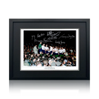 Tottenham Hotspur 1961 Squad Signed By 7 Image 5 Deluxe Mount Frame