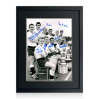 Tottenham Hotspur 1961 Squad Signed By 9 Image 2 Deluxe Mount Frame