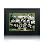 Tottenham Hotspur 1961 Squad Signed By 8 Image 5 Deluxe Mount Frame