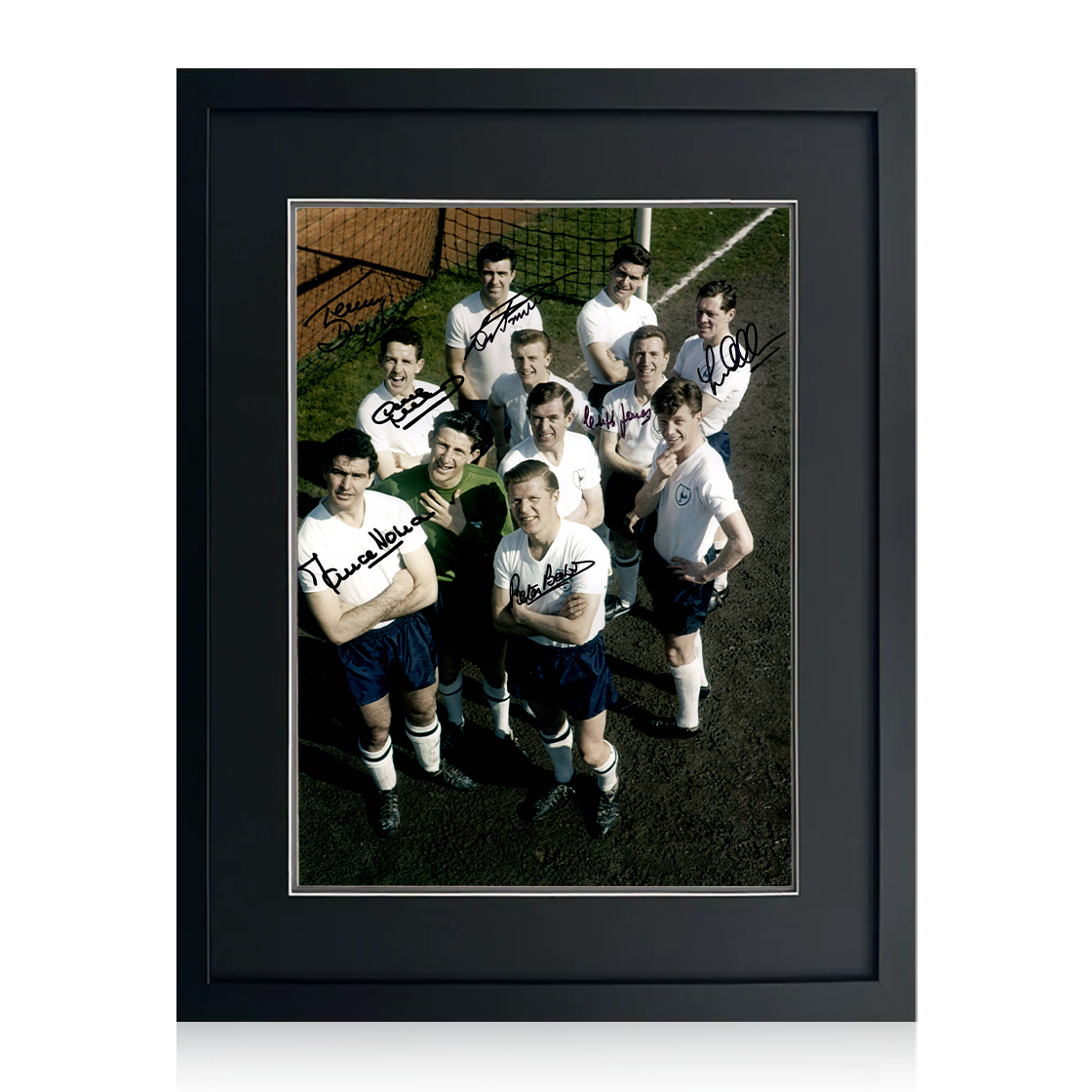 Tottenham Hotspur 1961 Squad Signed By 7 Image 4 Compact Frame