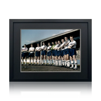 Tottenham Hotspur 1961 Squad Signed By 7 Image 2 Deluxe Mount Frame
