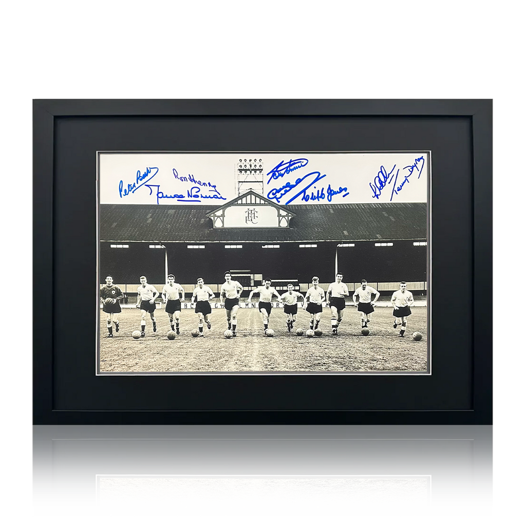 Tottenham Hotspur 1961 Squad Signed Image 1 Compact Frame