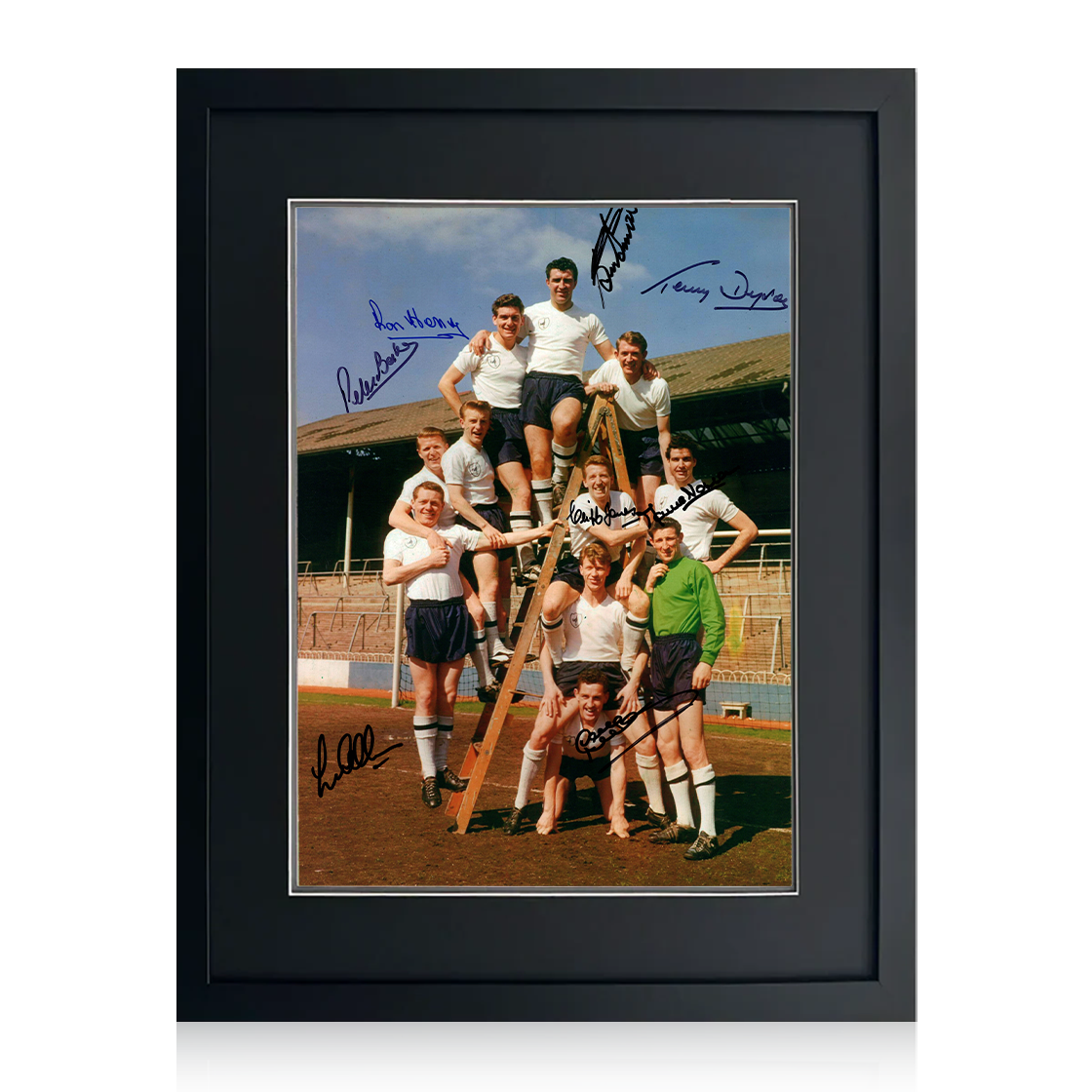 Tottenham Hotspur 1961 Squad Signed Image 2 Compact Frame