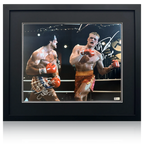 Sylvester Stallone & Dolph Lundgren Signed Rocky Deluxe Mount Frame (Online Authentics)