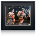 Sylvester Stallone & Dolph Lundgren Signed Rocky Deluxe Mount Frame (Online Authentics)