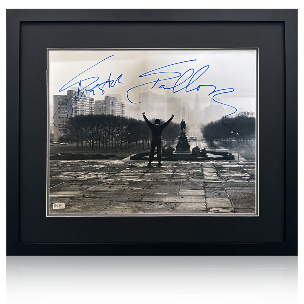 Sylvester Stallone Signed Rocky Deluxe Mount Frame (Online Authentics)