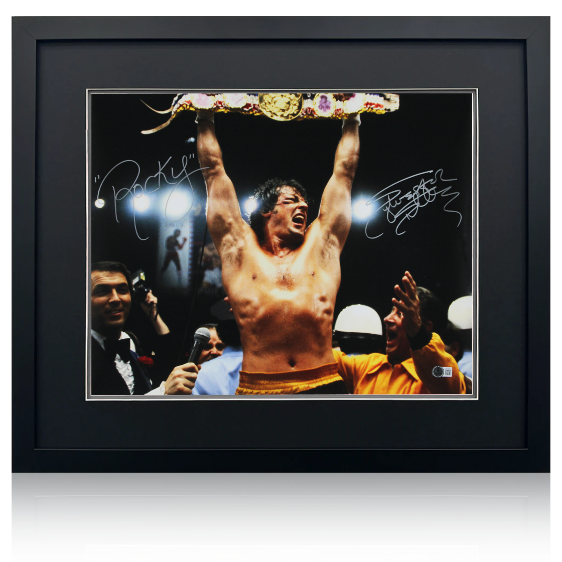 Sylvester Stallone Signed Rocky Deluxe Mount Frame