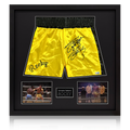 Sylvester Stallone Signed Rocky 3 Shorts Elite Frame (Beckett)
