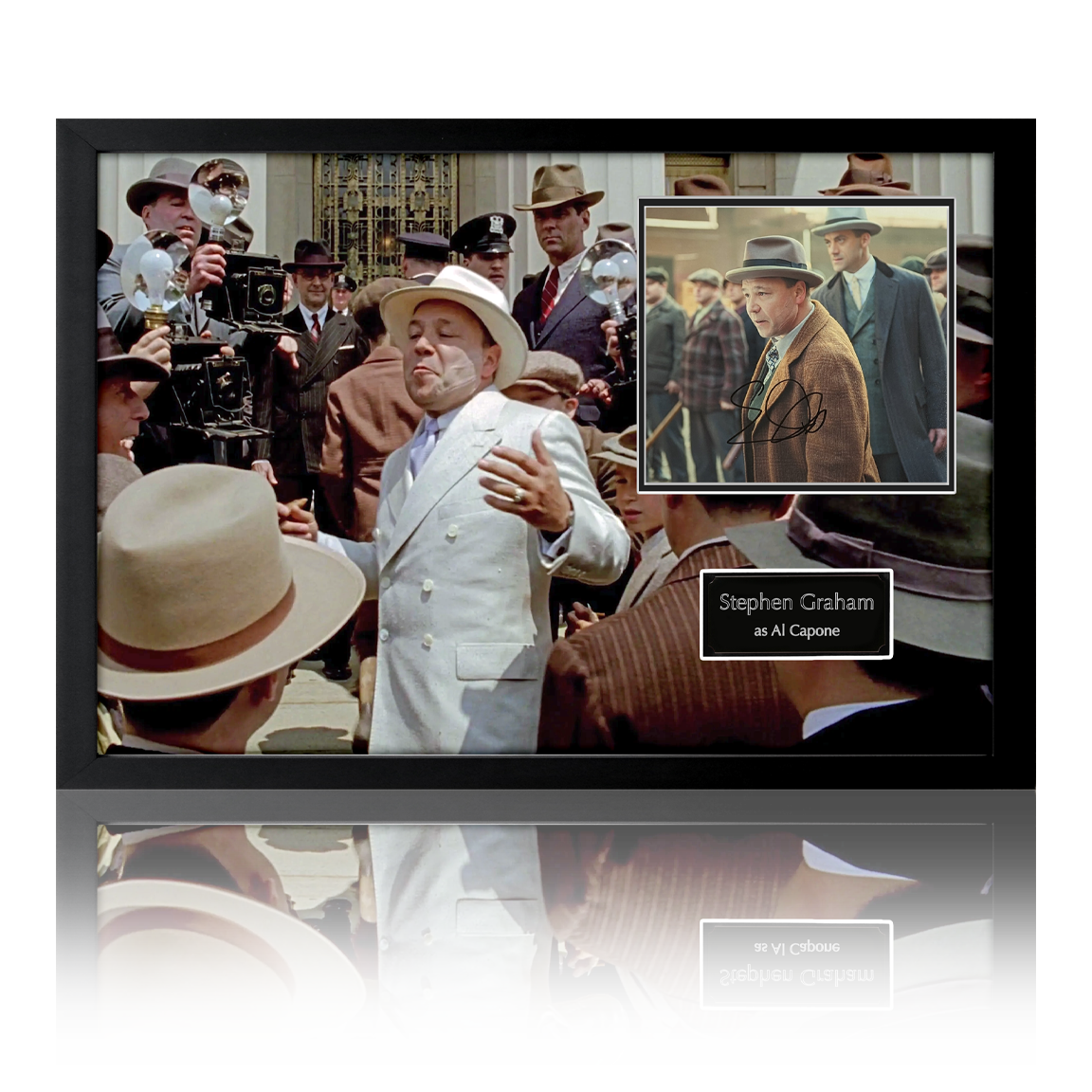 Stephen Graham Signed Boardwalk Empire 'Al Capone' Image Iconic Frame