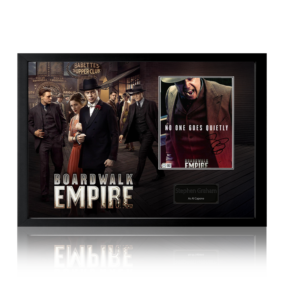 Stephen Graham Signed Boardwalk Empire Iconic Frame (AFTAL Authentication)