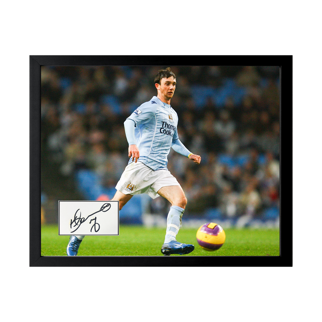 Stephen Ireland Signed Manchester City Cut Deluxe Mount Frame