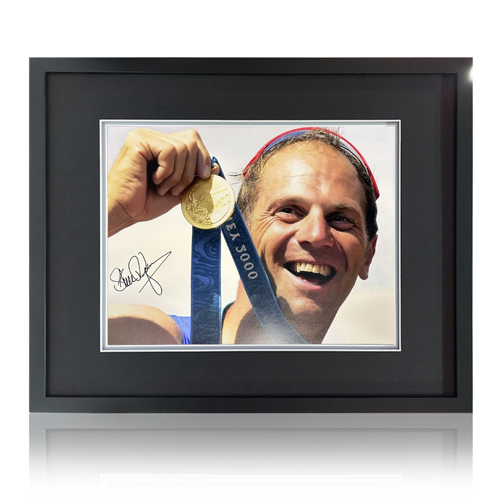 Steve Redgrave Signed Image Deluxe Mount Frame