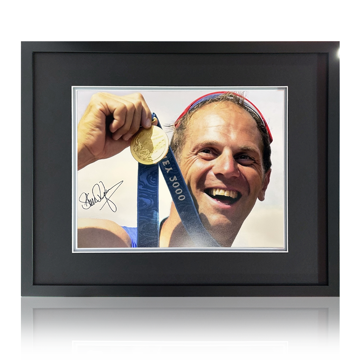 Steve Redgrave Signed Image Deluxe Mount Frame