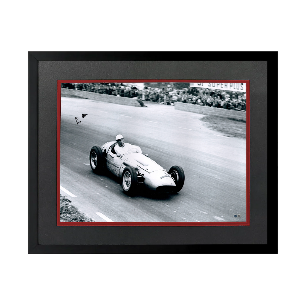 Stirling Moss Signed 16x12 Image Deluxe Mount Frame