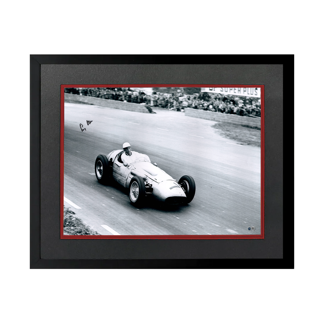 Stirling Moss Signed 16x12 Image Deluxe Mount Frame