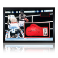Sugar Ray Leonard Signed Glove Iconic Frame