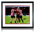 Sydie Peck Signed Sheffield United Deluxe Mount Frame