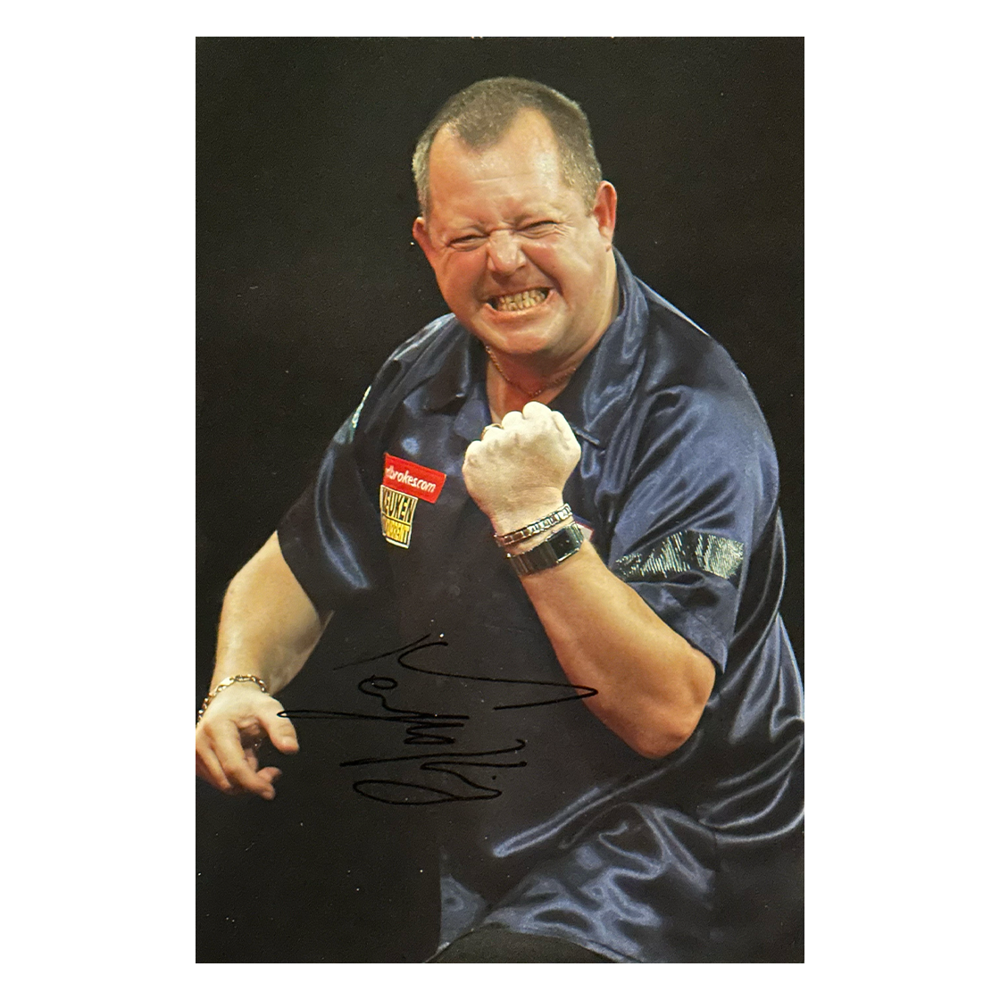 Mervin King Signed Darts 12x8 Image