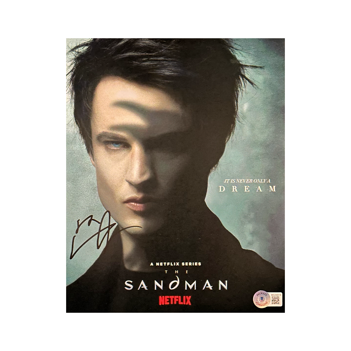Tom Sturridge Signed 10x8 The Sandman Image (Beckett)