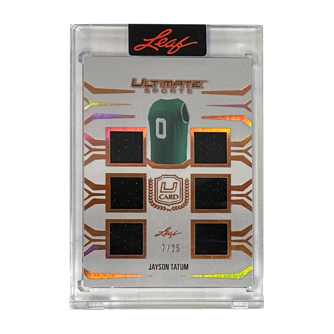 Leaf U Card Jayson Tatum 7/25