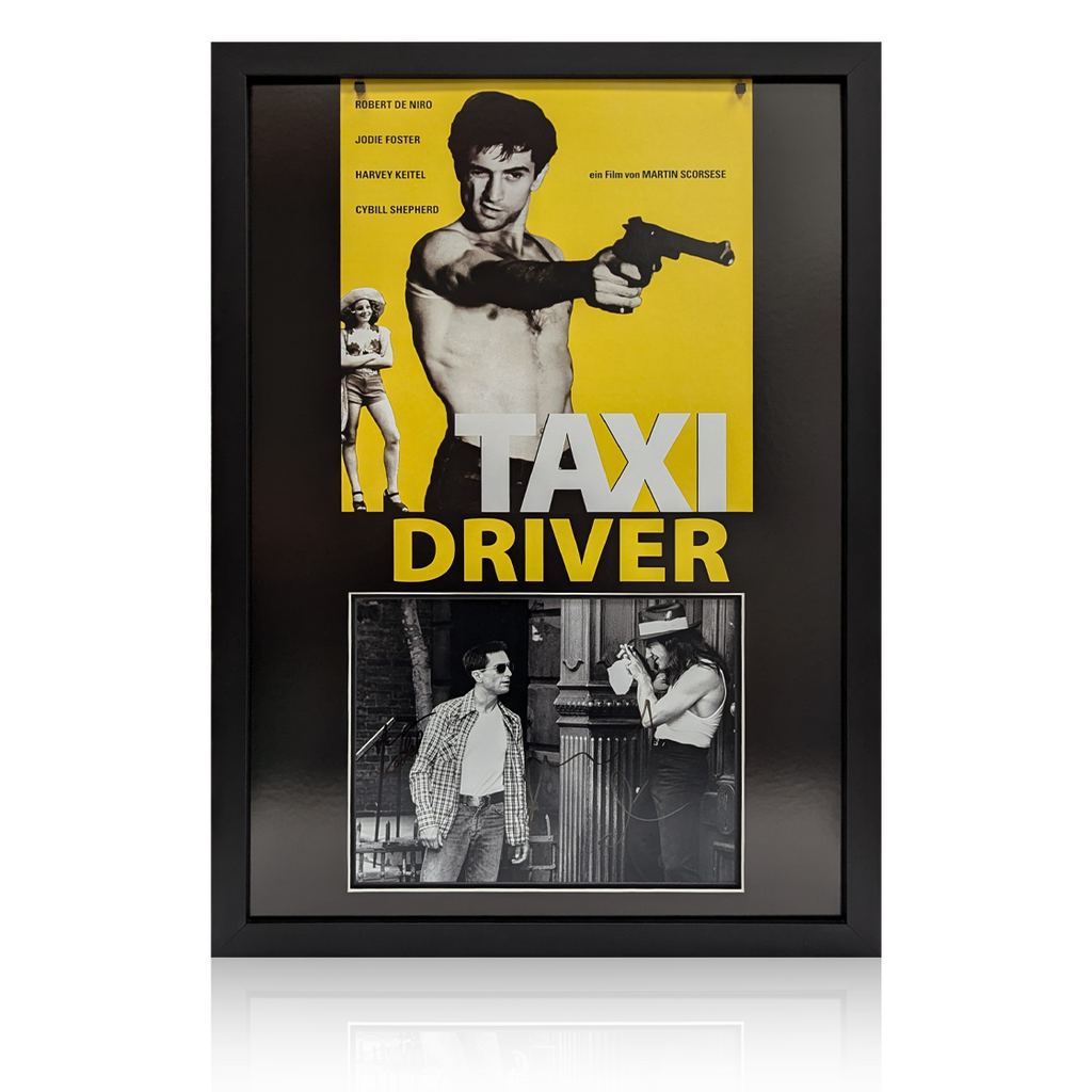 Robert De Niro & Harvey Keitel Signed Taxi Driver Iconic Frame