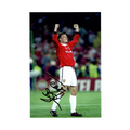 Teddy Sheringham Signed 12x8 Image