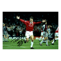Teddy Sheringham Signed 12x8 Image
