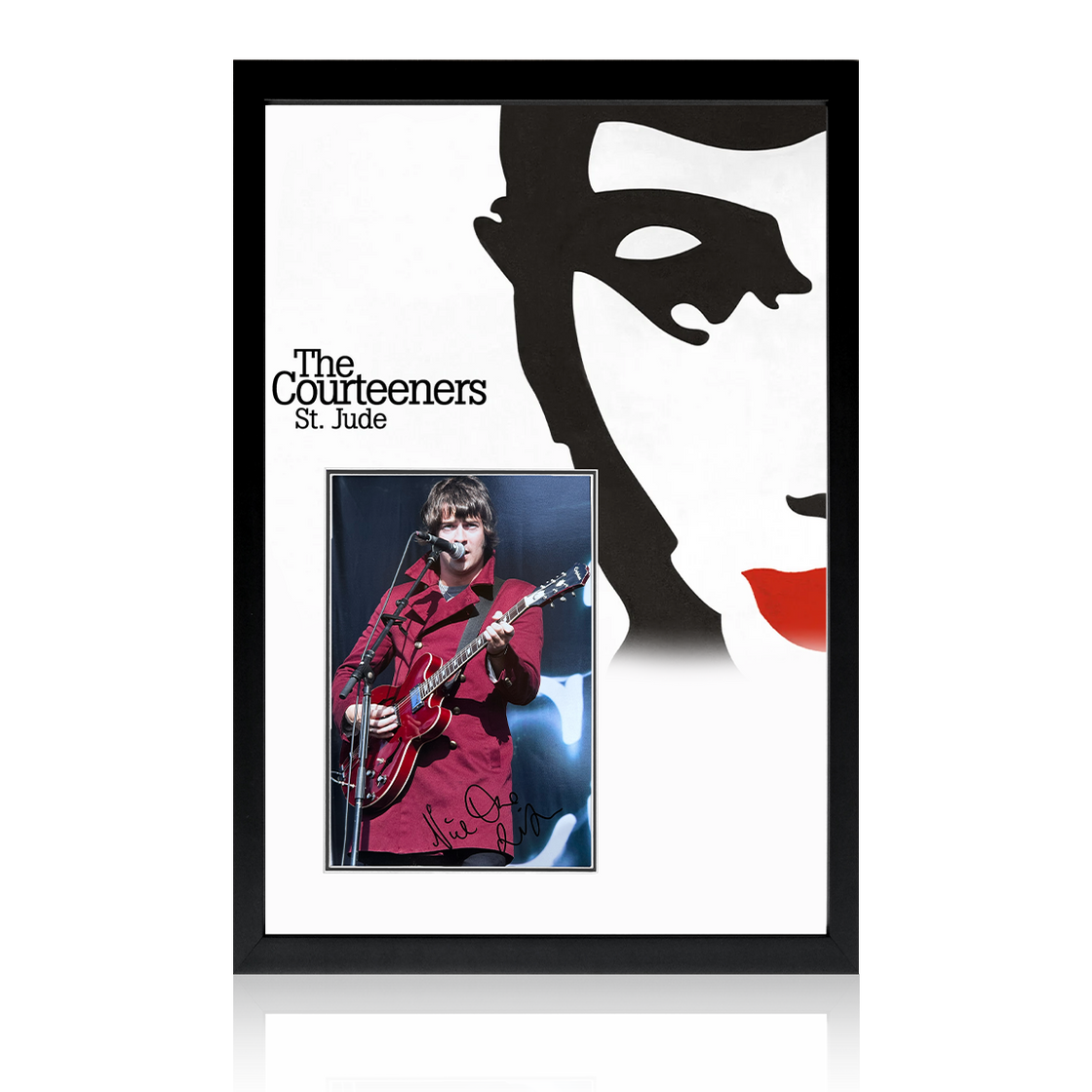 Liam Fray Signed The Courteeners Image Iconic Frame