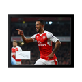 Theo Walcott Signed Arsenal Cut Deluxe Mount Frame