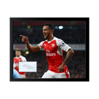 Theo Walcott Signed Arsenal Cut Deluxe Mount Frame