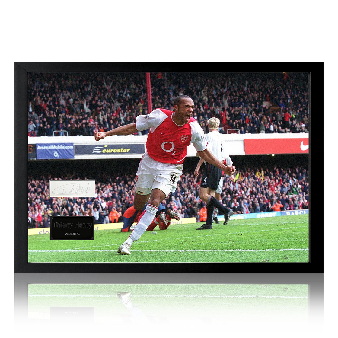 Thierry Henry Signed Arsenal Iconic Frame