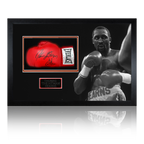 Thomas Hearns Signed Glove Iconic Frame