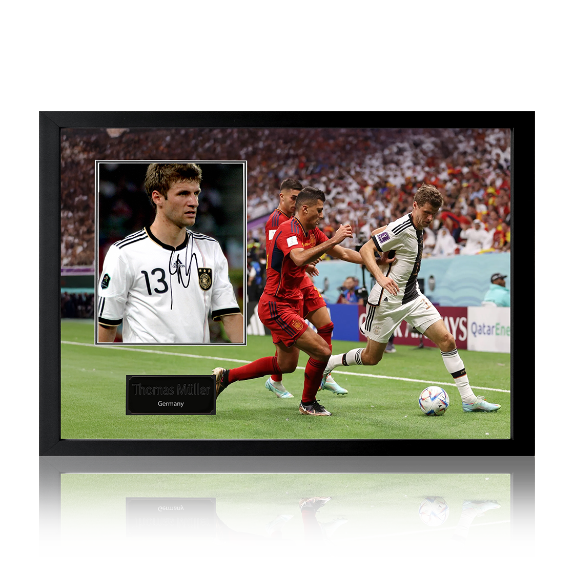 Thomas Muller Signed Germany Iconic Frame