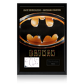 Tim Burton Signed Batman Index Card Iconic Frame (AFTAL Authentication)