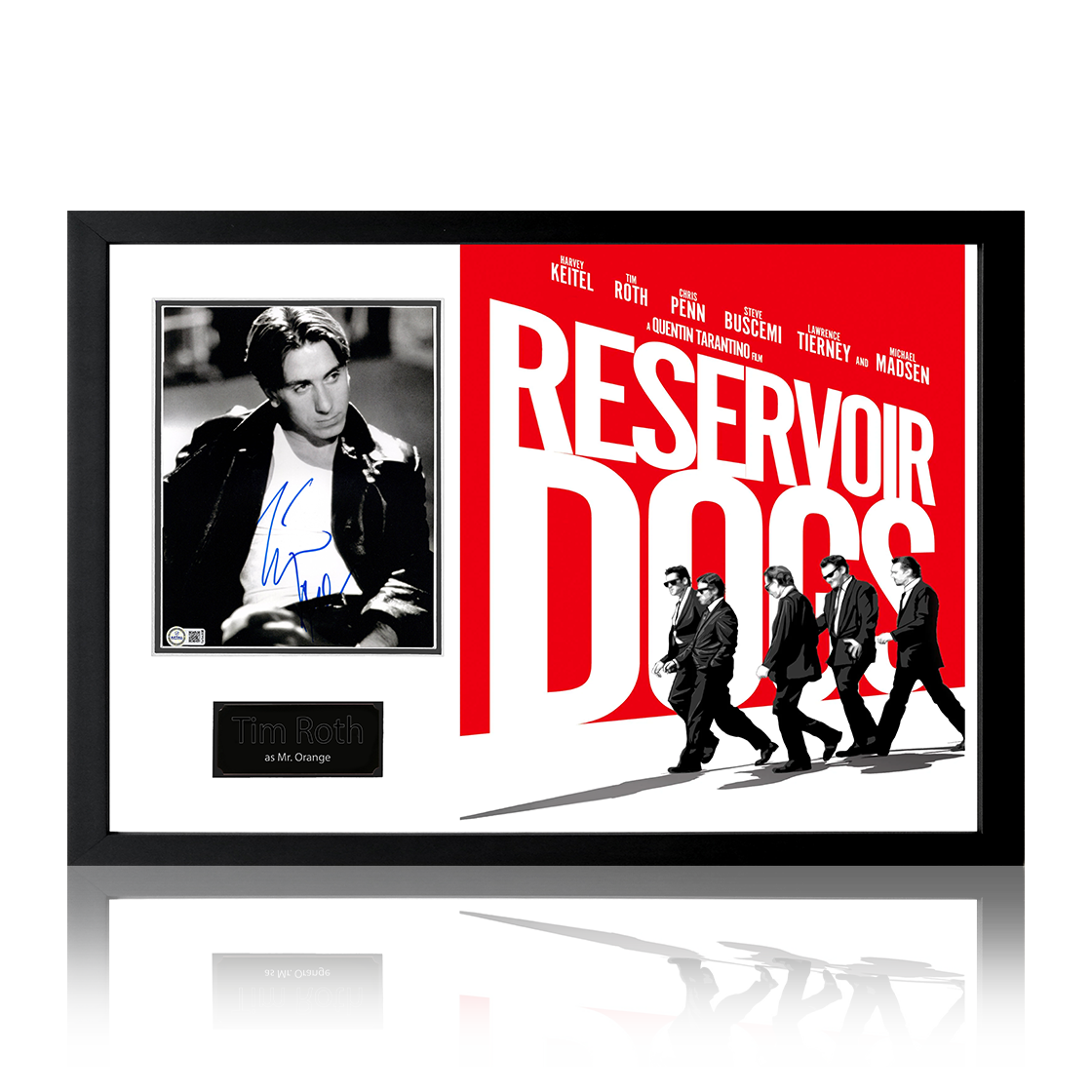 Tim Roth Reservoir Dogs Image Iconic Frame (AFTAL Authentication)