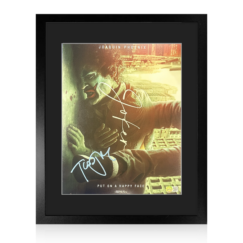 Todd Phillips Signed Joker 14x11 Image Compact Frame (AFTAL Authenticated)