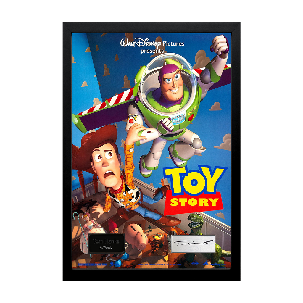 Tom Hanks Signed Toy Story Cut Iconic Frame (ACG Cert)