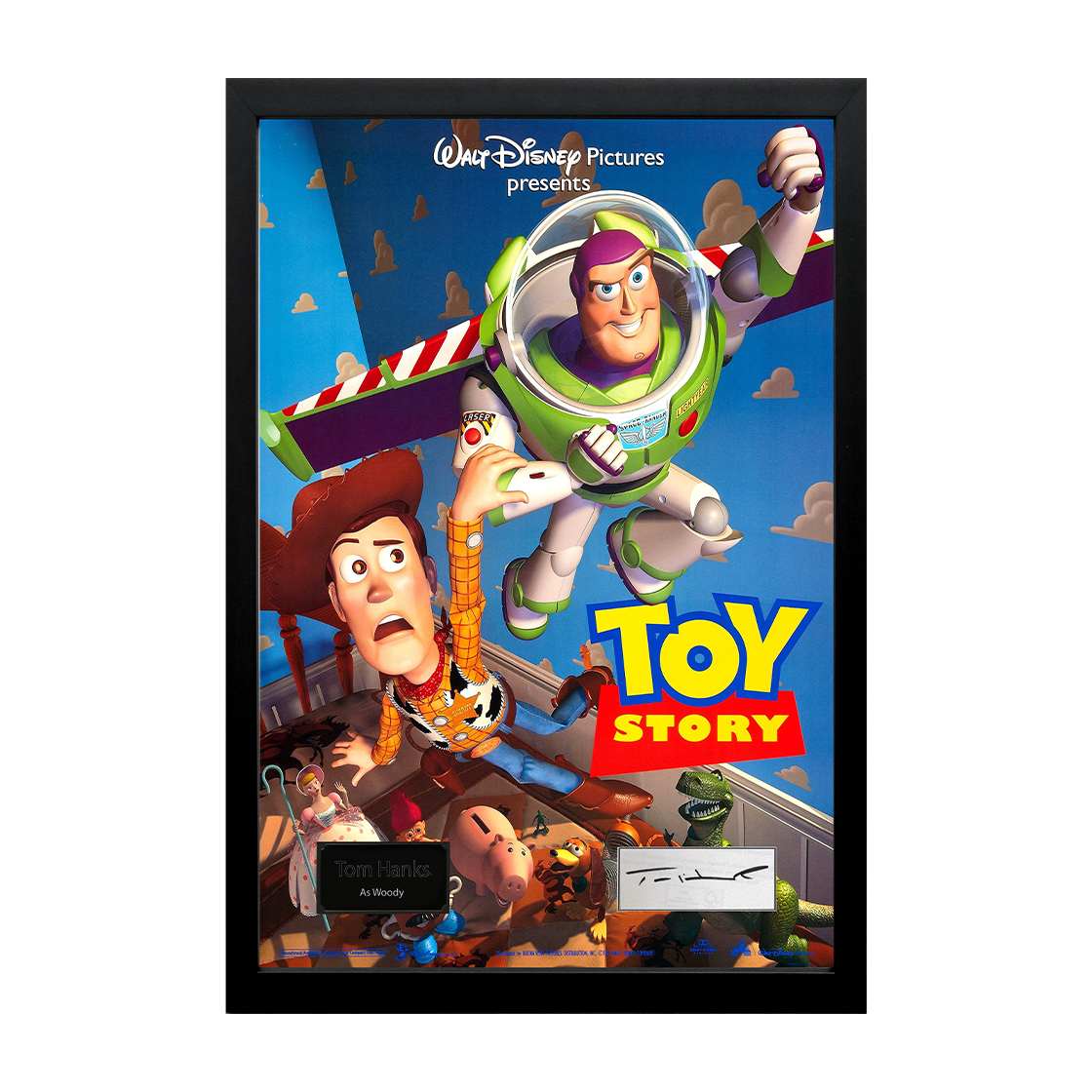Tom Hanks Signed Toy Story Cut Iconic Frame (ACG Cert)