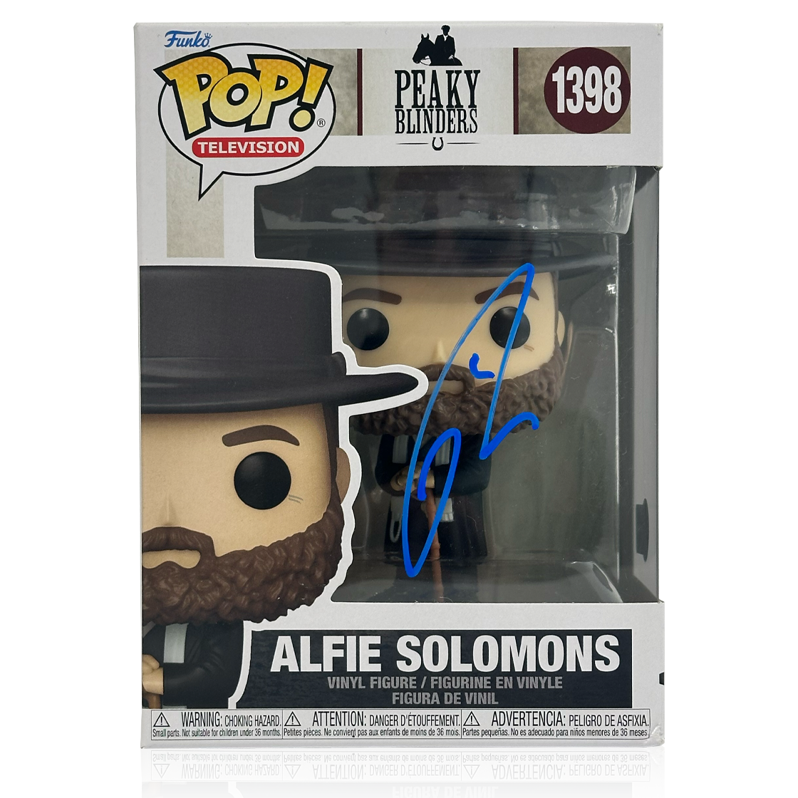 Tom Hardy Signed Alfie Solomons Funko Pop! #2 (AFTAL Authenticated)