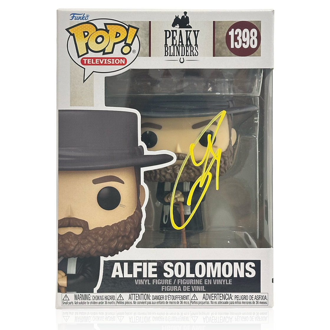 Tom Hardy Signed Alfie Solomons Funko Pop! (AFTAL Authenticated)